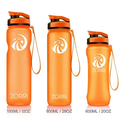 Gourde Sport Plastique - Zorri - MenVibes-shop Orange-800-ml