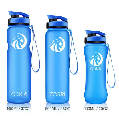 Gourde Sport Plastique - Zorri - MenVibes-shop Bleu-1000-ml