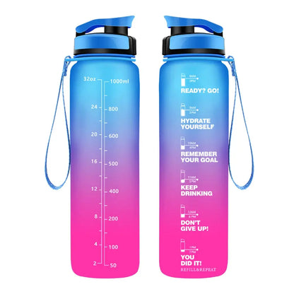 Gourde Sport Plastique - Zorri - MenVibes-shop Bleu-Violet-800-ml