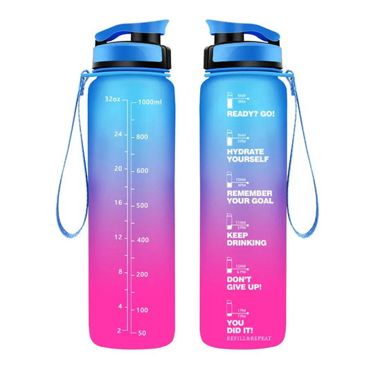 Gourde Sport Plastique - Zorri - MenVibes-shop Bleu-Violet-800-ml