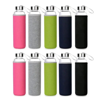 Zounich 280ml-550ml Outdoor Water Bottle Sports Bottles Eco-friendly with Set Hiking Camping Glass Water Bottles Gourde MenVibes-shop